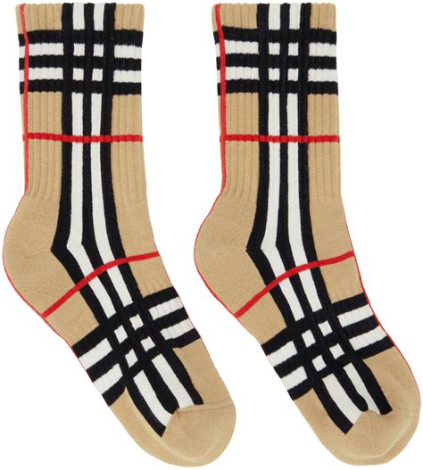 burberry socks price|Burberry check socks.